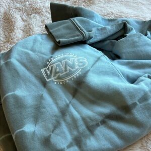 Vans KIDS Teal TIE DYE Sweatshirt with Logo